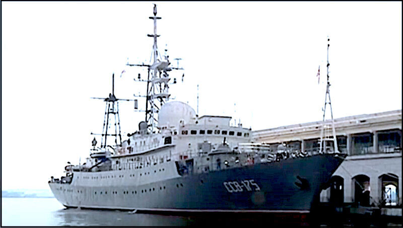 Russian intel ship
