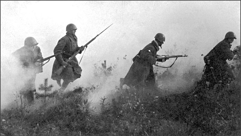 soviet troops