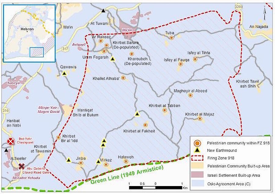 Click to enlarge Masafer Yatta hebron hills west bank israel occupation