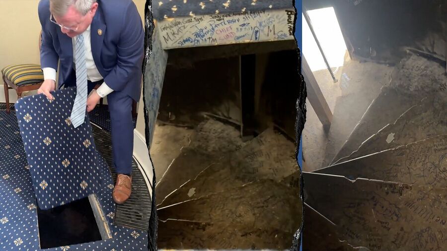 us capitol building secret passages staircases