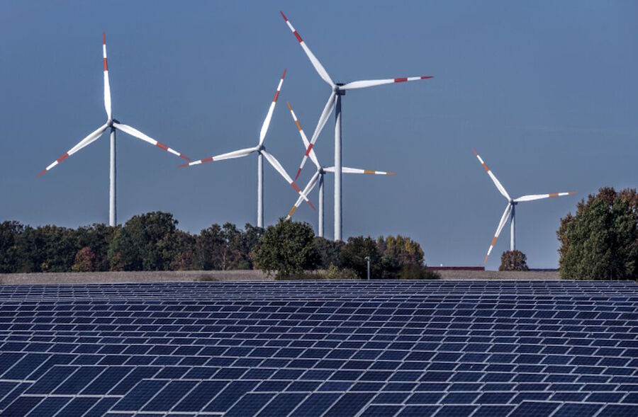 Click to enlarge wind turbines solar panels power europe problems