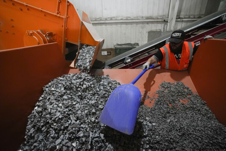 Click to enlarge solar panel recycling