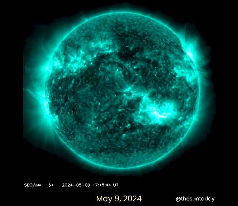 Click to enlarge solar flare