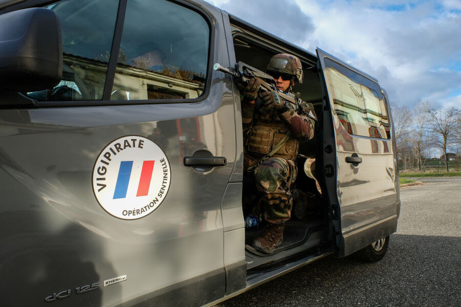 french army patrol france training operation