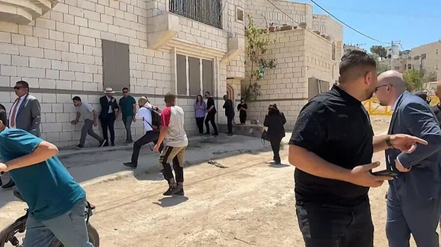 IDF shots diplomats west bank jenin