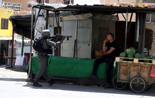 watermelons stand Israel Palestinian