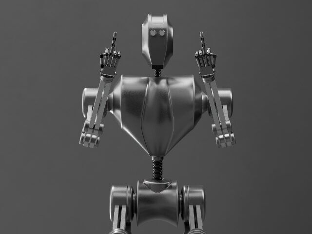 robot android flip bird