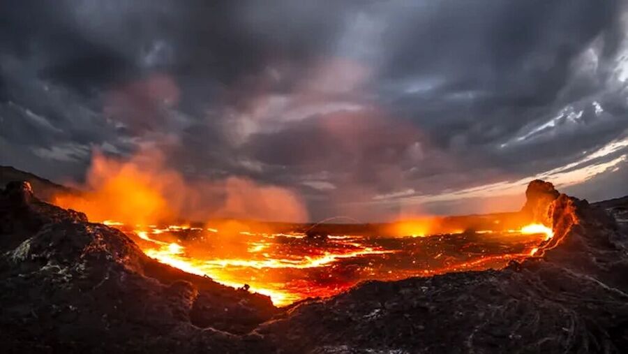 East African Rift System Erta Ale volcano
