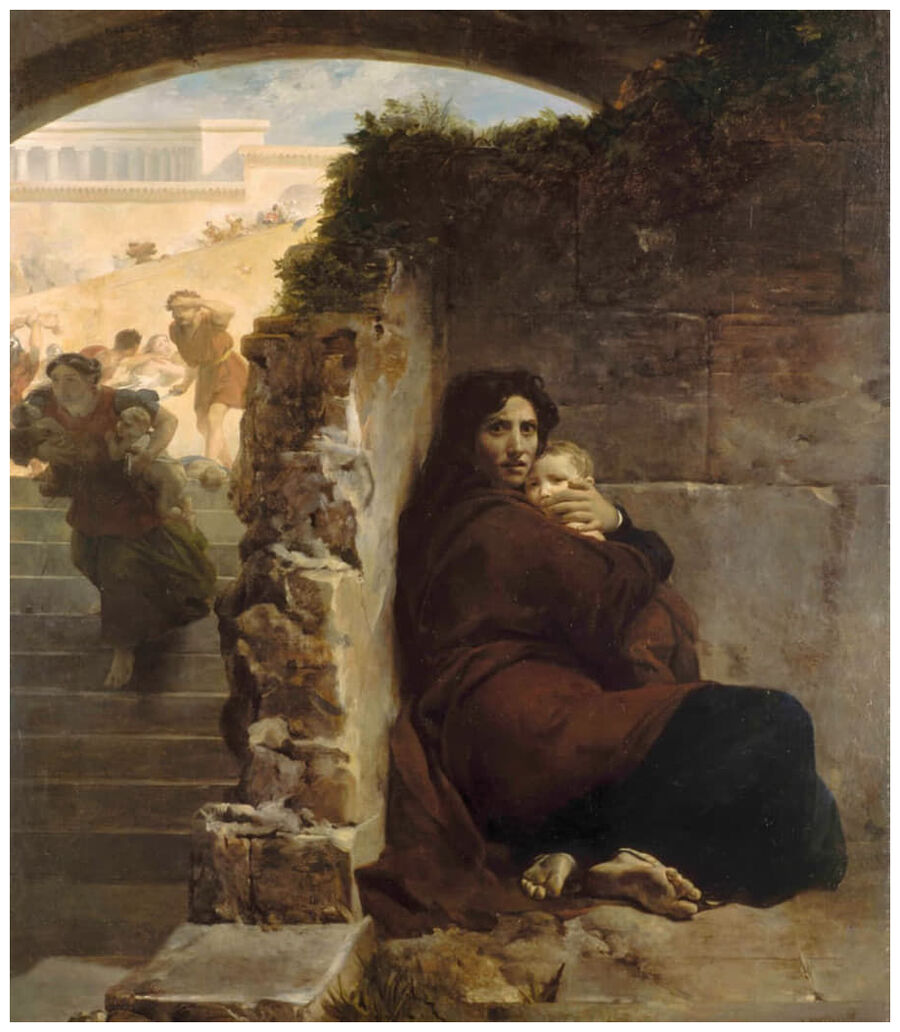 Click to enlarge Scene of the massacre of the Innocents