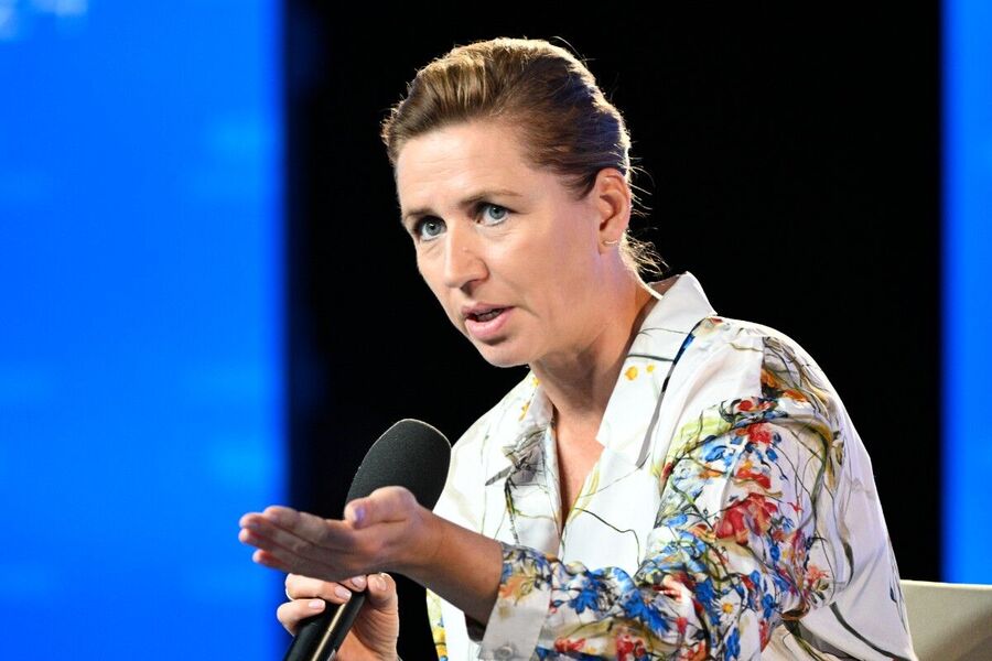 La primera ministra de Dinamarca, Mette Frederiksen.