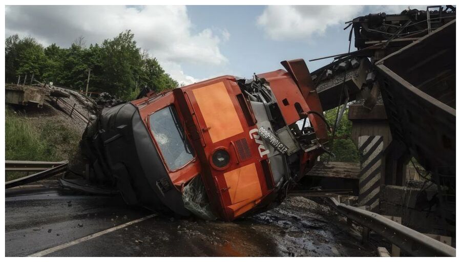 Derailed Train