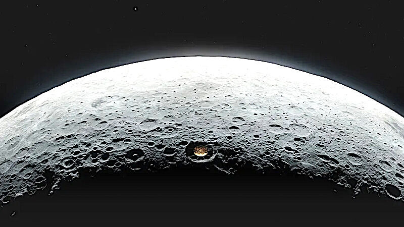 Lunar telescope site