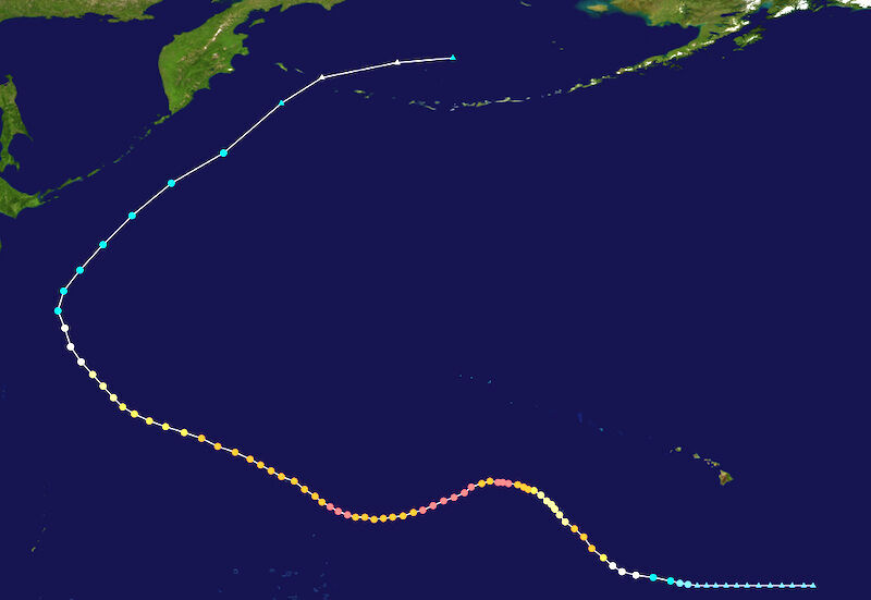 Hurricane path