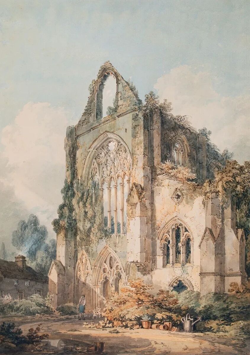 Click to enlarge J. M. W. Turner, Tintern Abbey painting