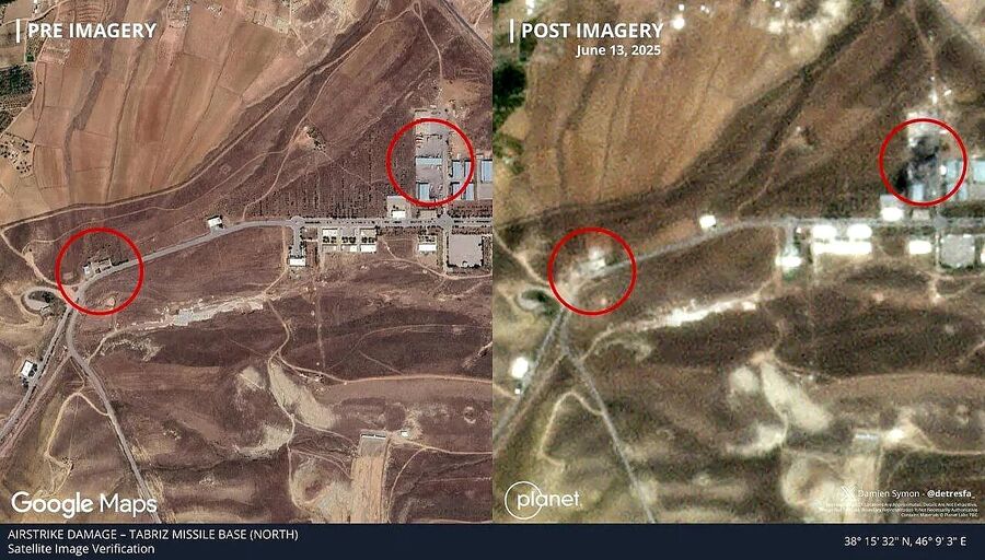 tabriz missile base