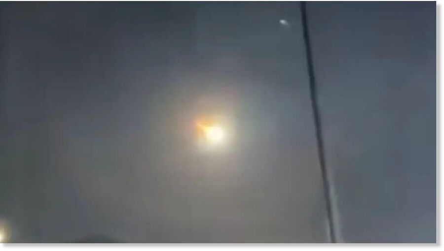 Bright fireball over Mexico on June 15, 2025.