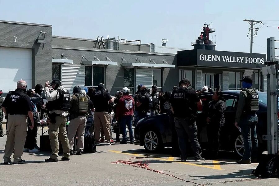 Click to enlarge Ice raid nebraska food plant