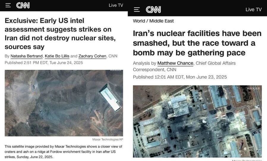 Click to enlarge Iran nuclear facitilities not destroyed
