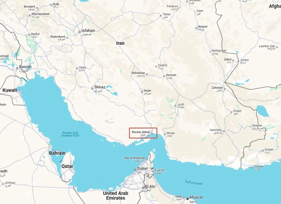 Click to enlarge Port of Bandar Abbas