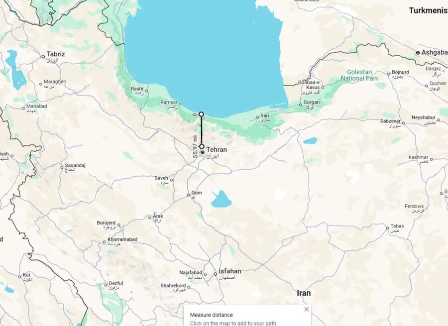 Click to enlarge Caspian shore