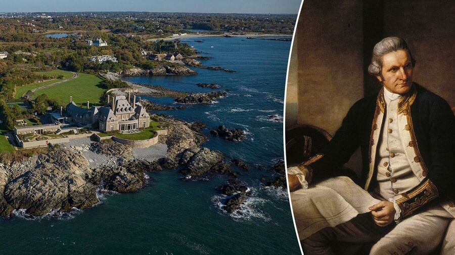 Click to enlarge captain cook endeavor ship found newport
