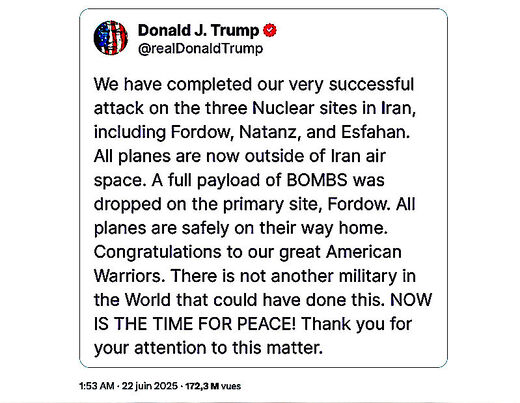 Click to enlarge DJT we have message