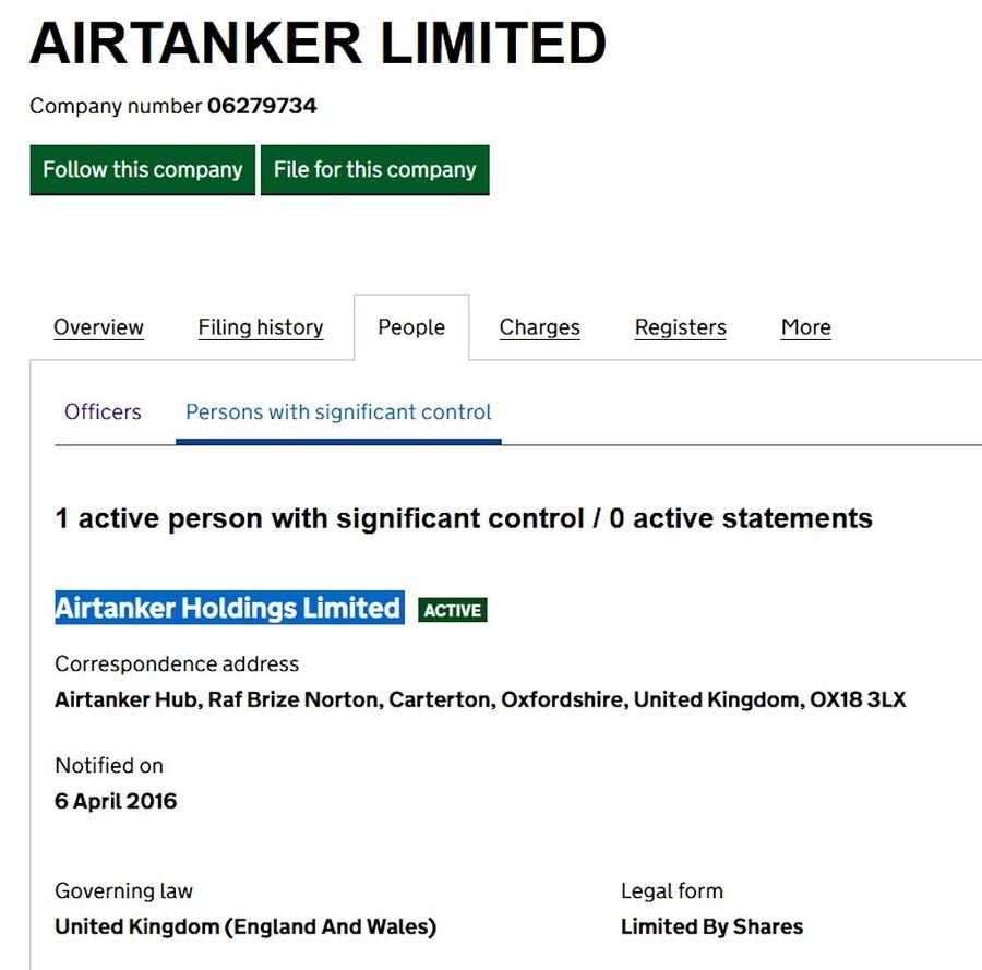 Click to enlarge airtanker ltd private aircraft royal air force