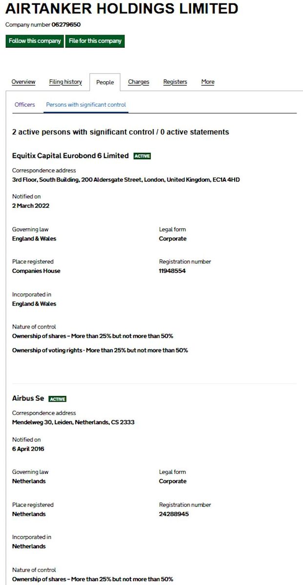 Click to enlarge royal airforce private tankers chain of ownership