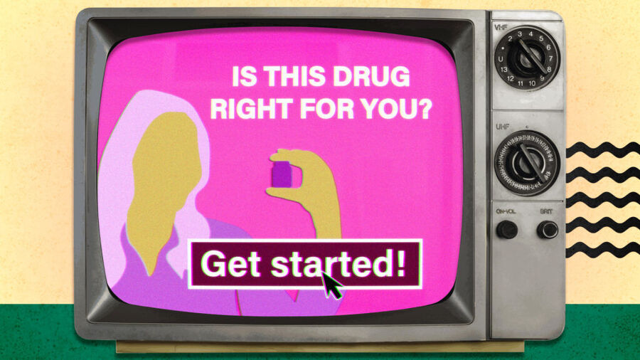 television drugs advertising