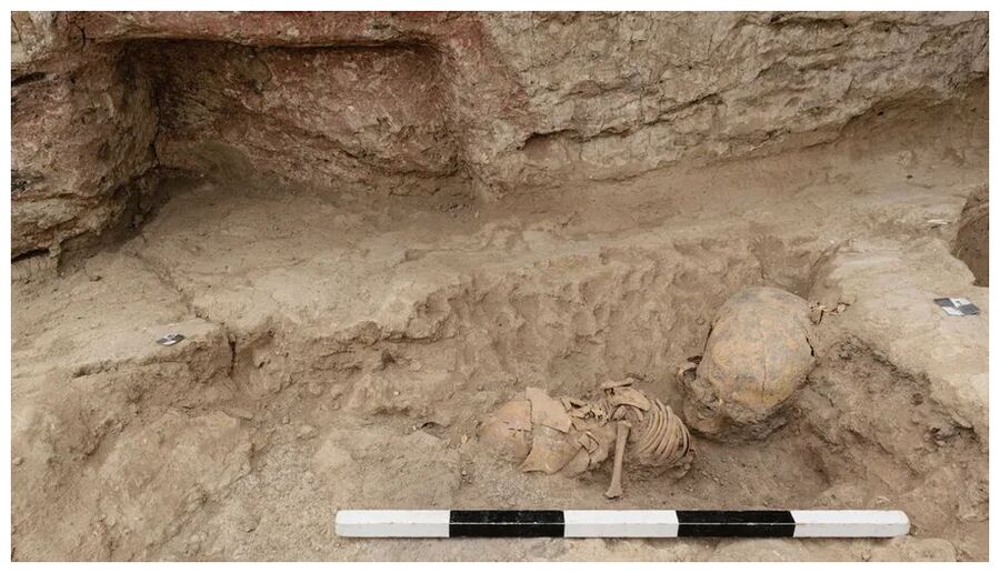 Click to enlarge Buried Infant