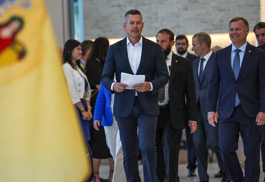 Click to enlarge Transportation Secretary Sean Duffy