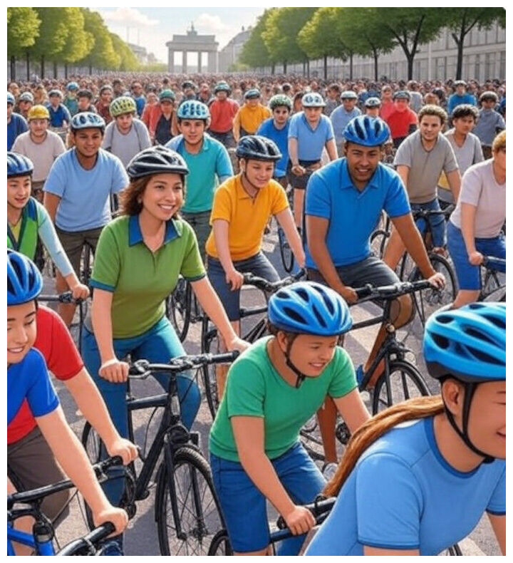 Click to enlarge Bicycles in Berlin