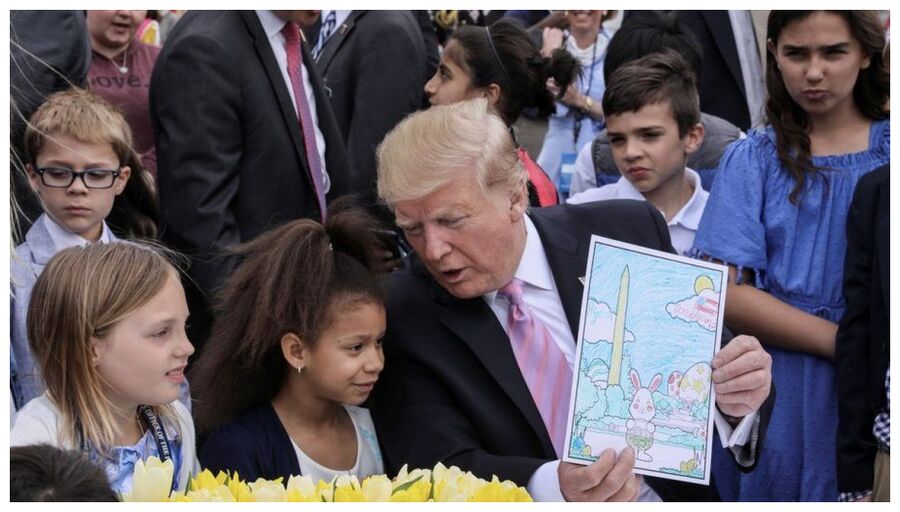DJT with Children