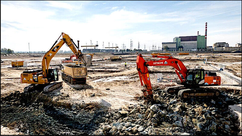Construction diggers
