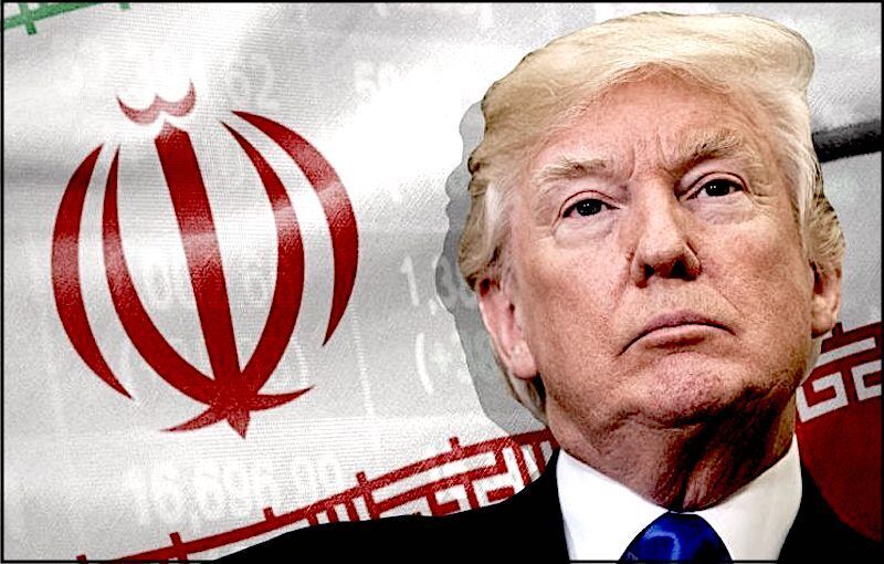 Trump Iranflag