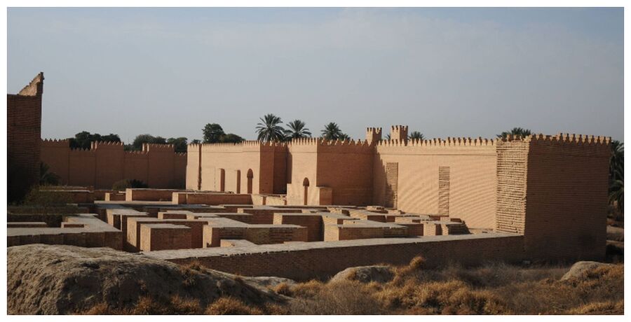 Click to enlarge The ruins of the ancient city of Babylon
