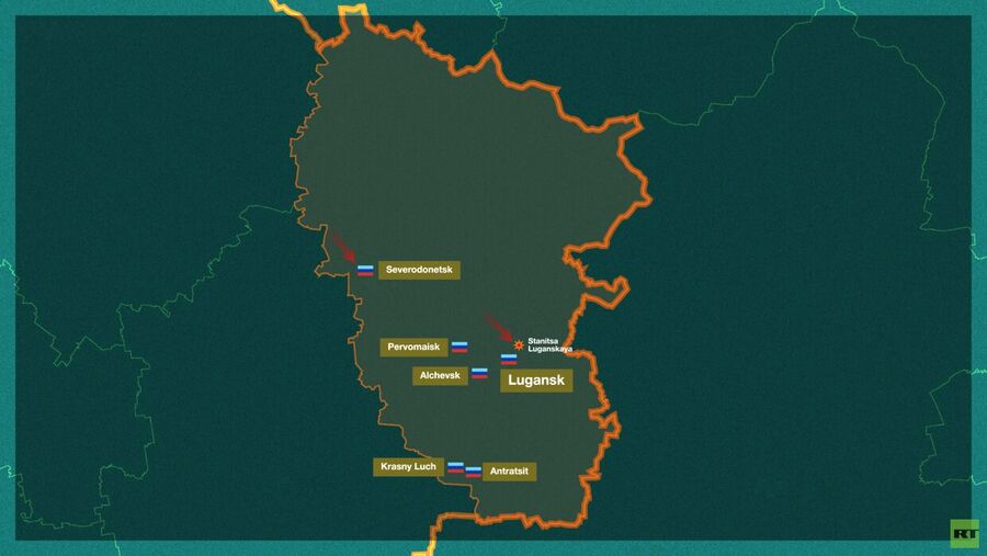 lugansk oblast ukraine rebellion centers