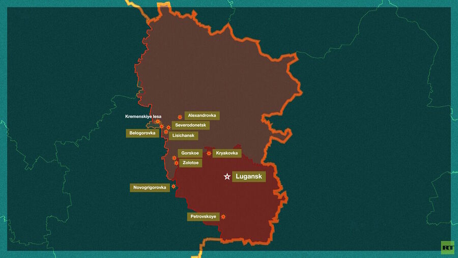 Click to enlarge lugansk liberated territories 2022