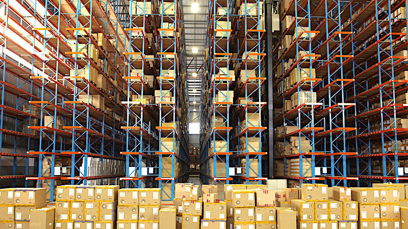 warehouse stacks