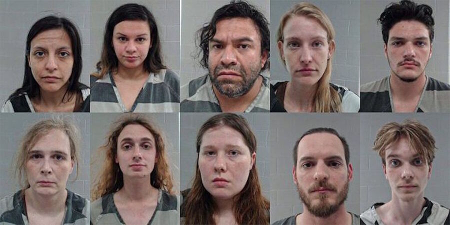 suspects antifa attack ice office texas