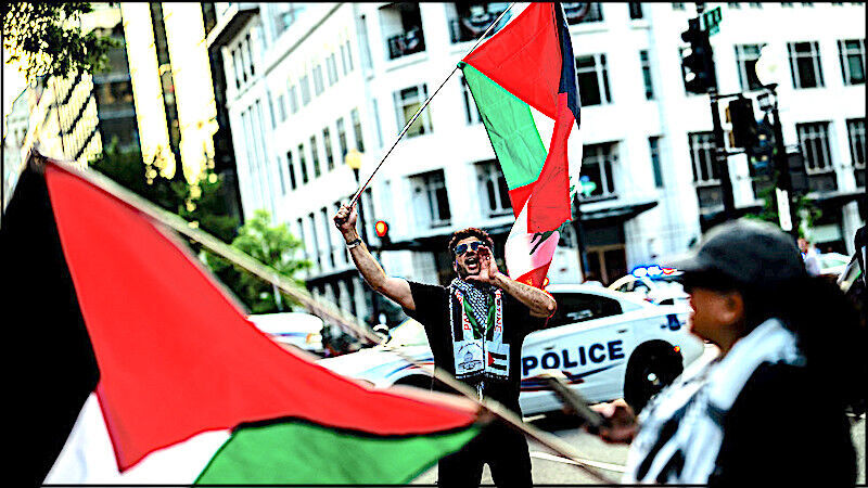 Click to enlarge Palestine flagwave