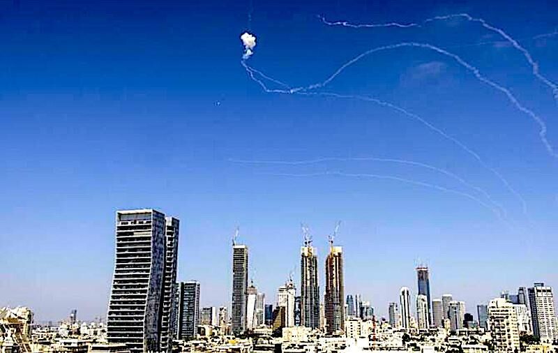 Tel Aviv missile intercept