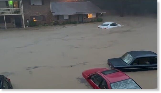 Click to enlarge Tropical Storm Chantal slammed North Carolina with heavy rain that caused extreme flooding to central parts of the state on Monday, July 7.
