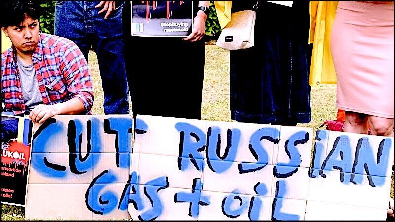 protest rus gas