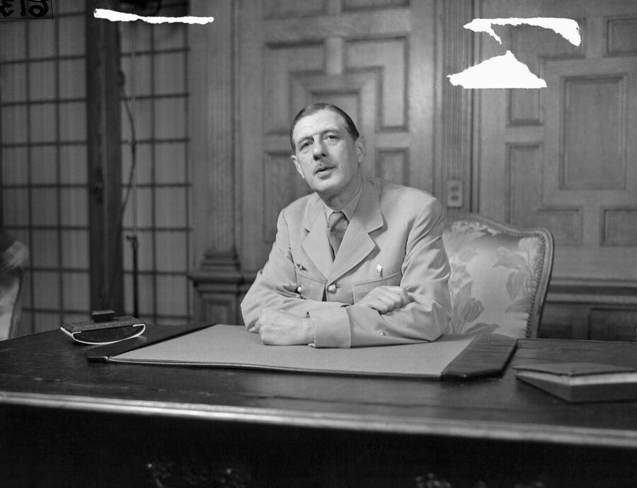 Click to enlarge French General Charles De Gaulle