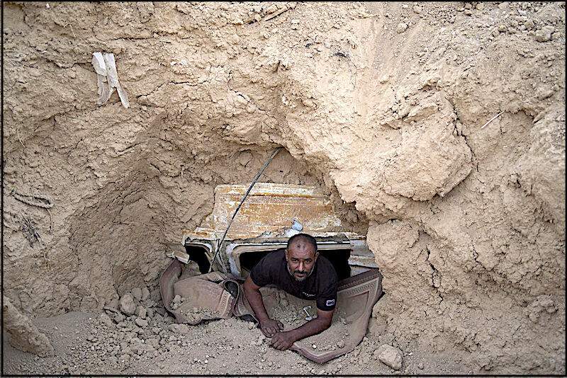 Click to enlarge Ahmed peeks out