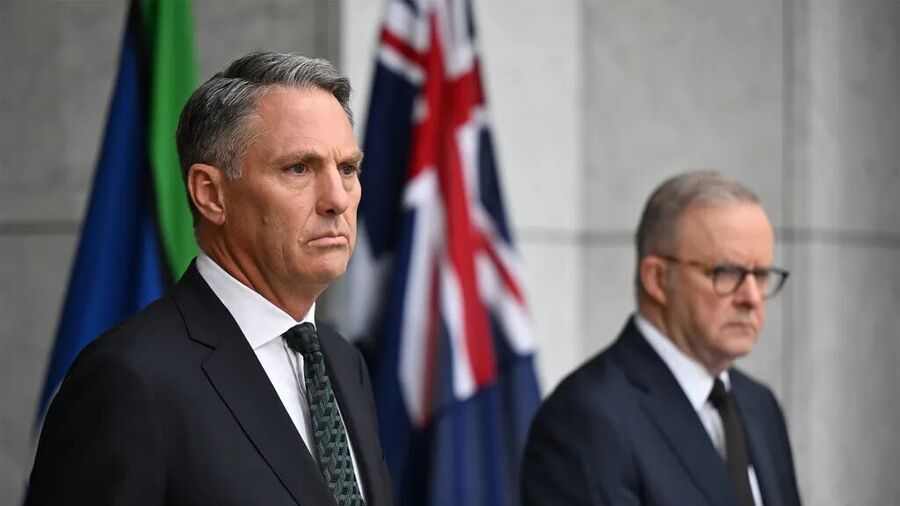 Anthony Albanese   Richard Marles australia defense prime minister