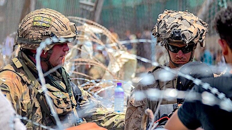 UK and US troops