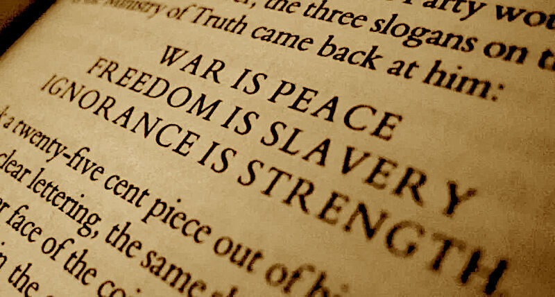 Click to enlarge war is peace