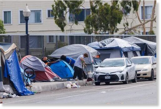 homeless tents